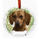 Dachshund Ceramic Ornament
